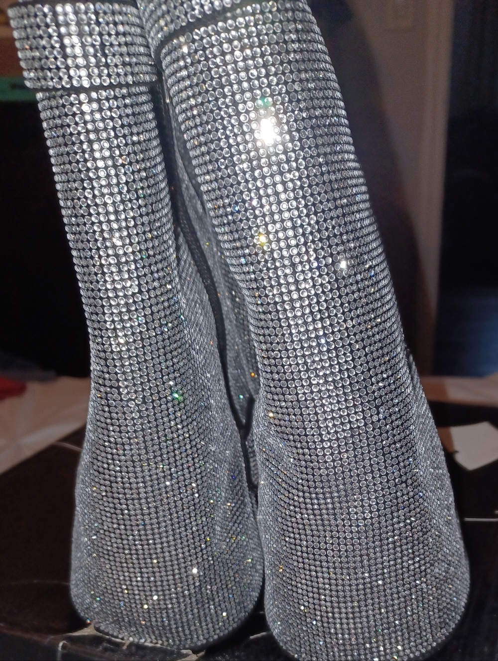 Cape Robbin Shiloha Sandal Black W/Bling - Picture 6 of 13